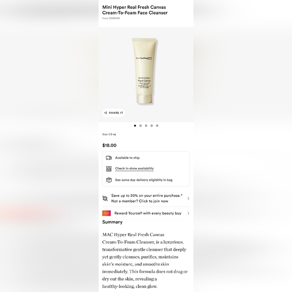 Must Have Beauty Gift Set - 6 mini sized products, makeup tote & body wash - Picture 5 of 6